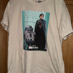 Star Wars Mandalorian Graphic T-Shirt - Cream